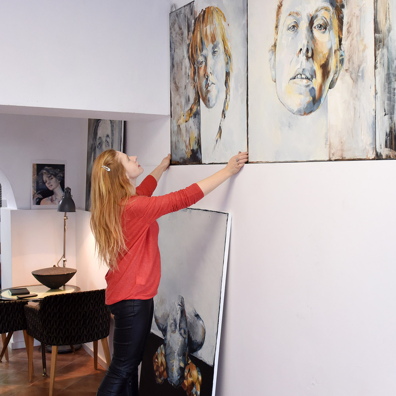 Sylwia Mużyło, painter, atelier