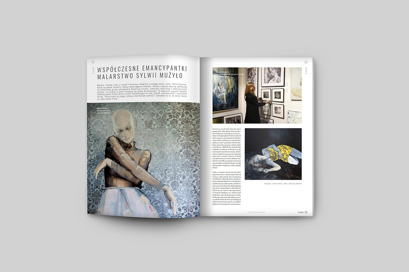 Sylwia Mużyło - publikacja Lounge Magazine