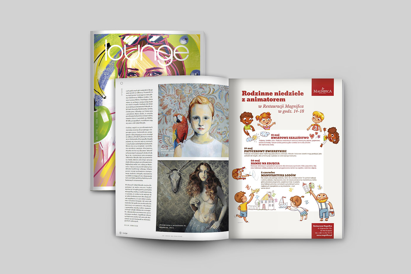 Sylwia Mużyło - publikacja Lounge Magazine